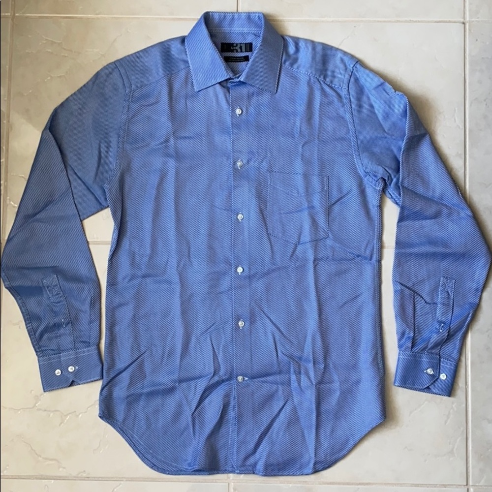 LE31 White and Blue strip shirt